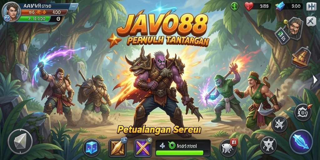 Tampilan gameplay seru di JAVO88 dengan petualangan yang mendebarkan.