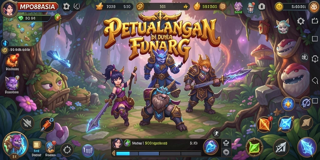 Tangkapan layar MPO88ASIA menampilkan aksi seru dan karakter fantastis dalam game RPG.