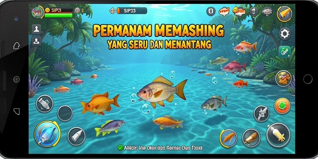 Tampilan screenshot SIP33 menampilkan aksi memancing yang seru dan penuh tantangan.